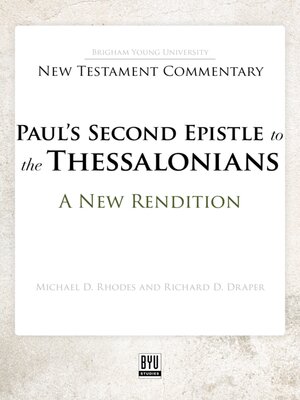 cover image of Paul's Second Epistle to the Thessalonians